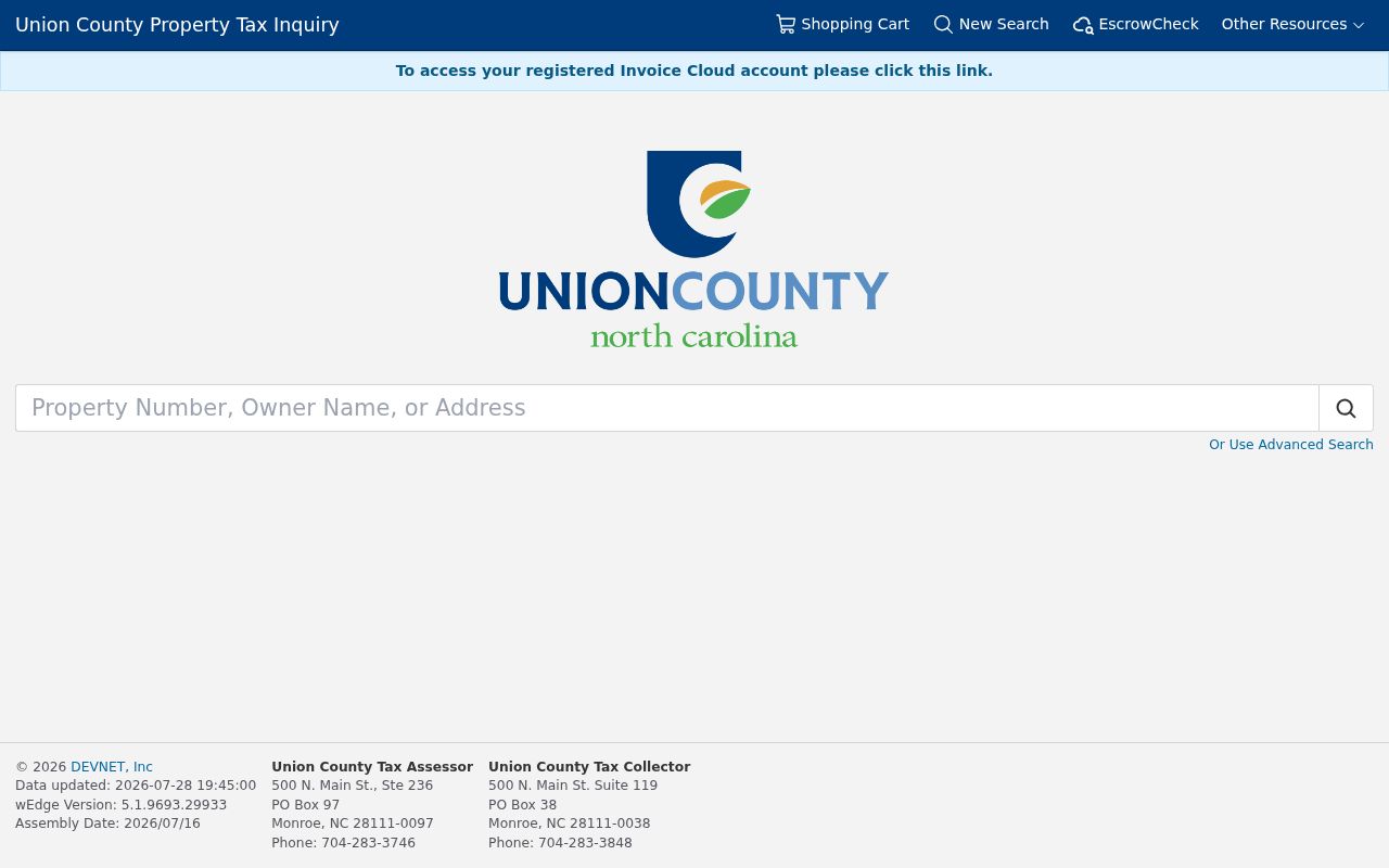 Indian Trail people search in Union County property records
